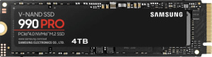 4TB SAMSUNG 990 PRO M.2 PCIe 4.0 x4 NVME (L 7450MB/s ; S 6900MB/s)